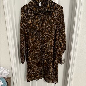 Live 4 Truth Leopard Print Blouse
